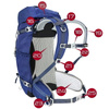 Plecak turystyczny trekkingowy 40l – blue P07