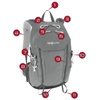 Plecak turystyczny trekkingowy 22l – grey P02