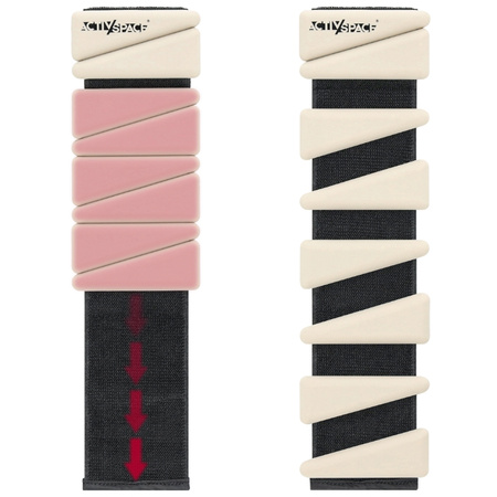 Obciążniki na kostki nadgarstki do ćwiczeń regulowane 2x 0,90 kg – beige