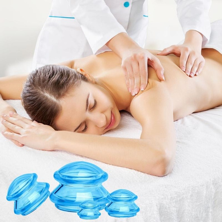 Bańki chińskie silikonowe bezogniowe na cellulit - duże