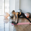 Twarda kostka klocek piankowy do ćwiczeń Jogi Yoga - black