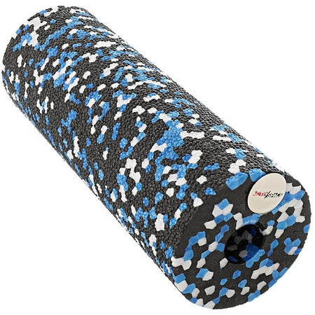 Zestaw do masażu 5w1 Crossfit wałek piłka roller EPP - blue