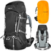 Plecak turystyczny trekkingowy 60l – black P08