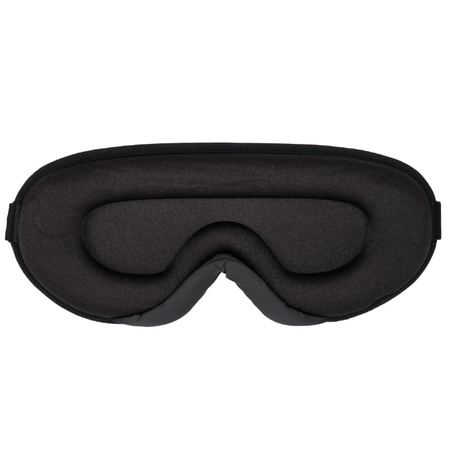 Opaska maska na oczy 3D PREMIUM do spania podróży - black