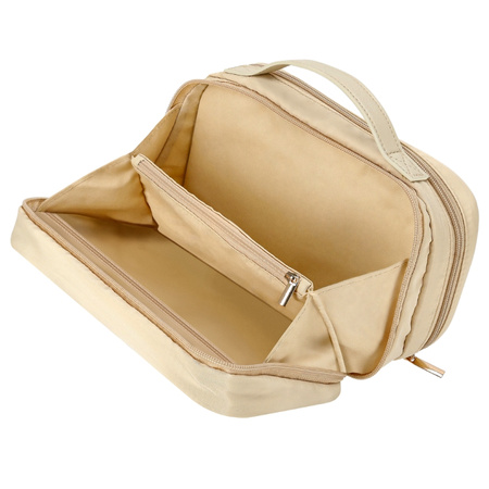 Kosmetyczka podróżna kuferek organizer na kosmetyki – beige