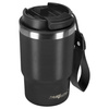 Kubek termiczny ze słomką ustnikiem na kawę herbatę szczelny 480ml - black