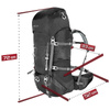 Plecak turystyczny trekkingowy 60l – black P08