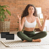 Twarda kostka klocek piankowy do ćwiczeń Jogi Yoga - black
