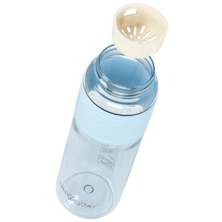 Butelka na wodę tritan 1000ml bidon z miarką – blue