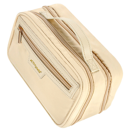 Kosmetyczka podróżna kuferek organizer na kosmetyki – beige