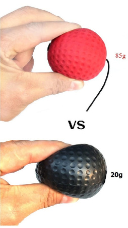2x Piłka Refleksowa FIGHT REFLEX BALL Refleksówka + worek