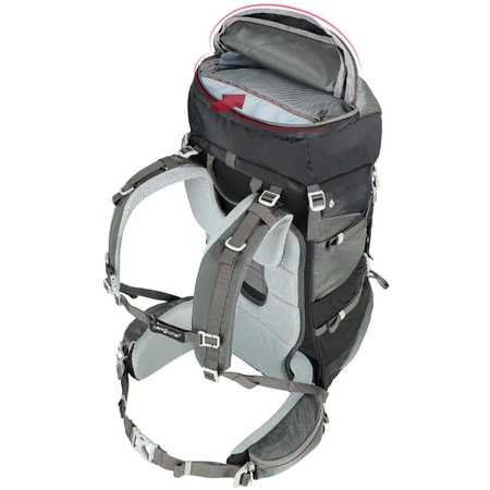 Plecak turystyczny trekkingowy 60l – grey P09