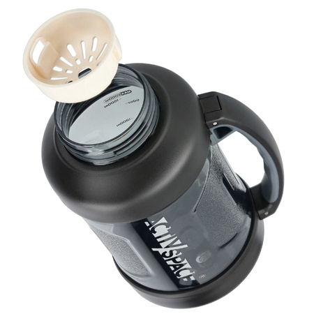 Butelka sportowa bidon na siłownię 2l – black