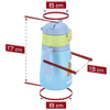 Kubek termiczny bidon dla dzieci ze słomką 360ml - blue
