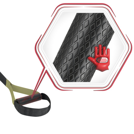 Taśmy crossfit pasy treningowe do ćwiczeń - zestaw green