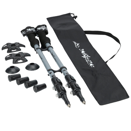 Kijki trekkingowe regulowane grey - Standard K01