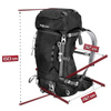 Plecak turystyczny trekkingowy 40l – black P06
