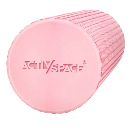 Roller wałek EVA do masażu pleców ciała z wypustkami 45 cm - pink