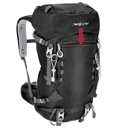 Plecak turystyczny trekkingowy 40l – black P06