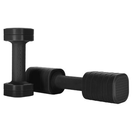 Hantle ciężarki regulowane hantelki do ćwiczeń 4w1 – black