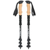 Kijki trekkingowe regulowane black - Carbon