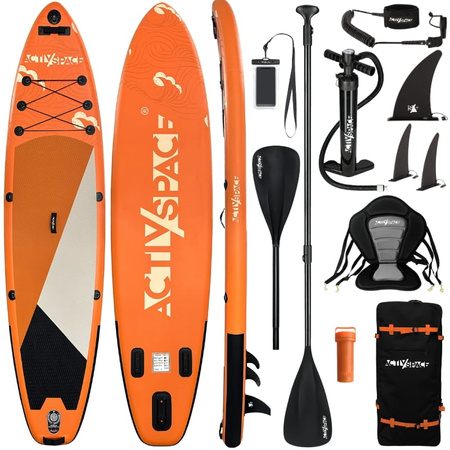 Deska SUP PRO pompowana z wiosłem paddle board 350cm - S06