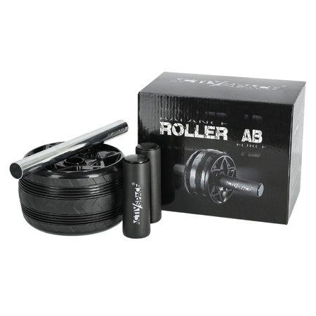 Kółko Roller AB WHEEL do ćwiczeń mięśni brzucha + mata R02