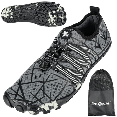 Buty do wody pływania wodne na jeżowce plaże sportowe - grey B03