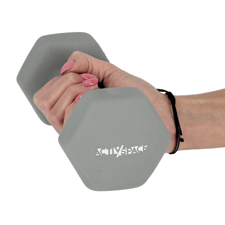 HANTELKI 2x3kg do ćwiczeń - ciężarki neoprenowe