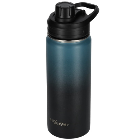 Bidon kubek termiczny stalowy 532 ml - black/sea