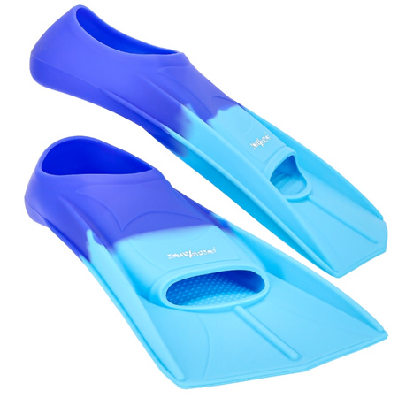 Płetwy treningowe krótkie elastyczne do pływania na basenie - 45-47