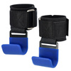 Uchwyty do martwego ciągu stalowe haki treningowe - blue