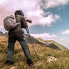 Kijki trekkingowe regulowane blue - K05