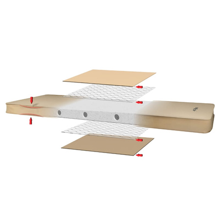Materac kempingowy dmuchany 200x76x10cm bardzo wygodny komfort