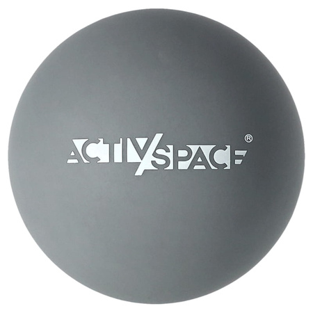 Silikonowa piłka do masażu lacrosse ball - grey