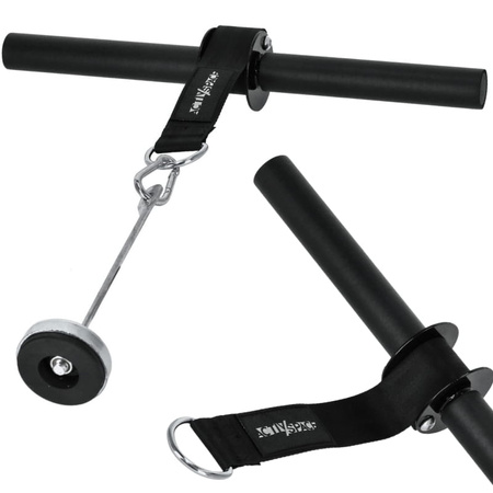 Wrist roller drążek do ćwiczeń przedramion premium