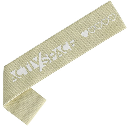 Zestaw 5 gum taśm MATERIAŁOWYCH mini band do ćwiczeń - pastel pink