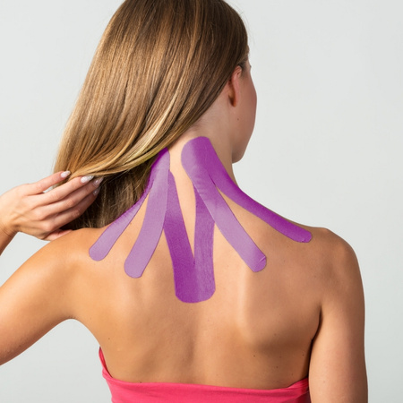 Taśma do tapingu kinezjologiczna tape - Violet