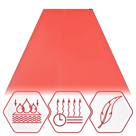 Ręcznik szybkoschnący z mikrofibry 130x75cm mały - red