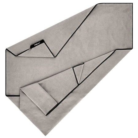 Ręcznik szybkoschnący z mikrofibry 180x90cm duży - grey
