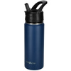 Bidon kubek termiczny stalowy 532 ml - blue