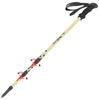 Kijki trekkingowe regulowane teleskopowe anti shock - beige K10