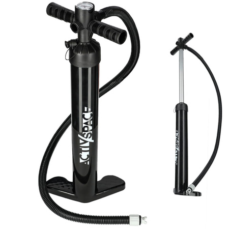 Pompka ręczna wysokociśnieniowa do deski SUP z manometrem