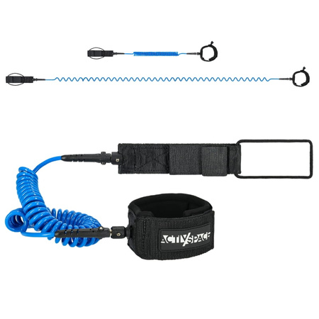 Linka bezpieczeństwa leash do deski SUP smycz 3m - blue