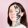 Taśma do tapingu twarzy kinezjologiczna tape face - pink