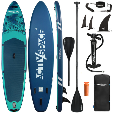Deska SUP PRO pompowana z wiosłem paddle board 350cm - S10