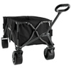 Wózek turystyczny kempingowy plażowy składany premium - black