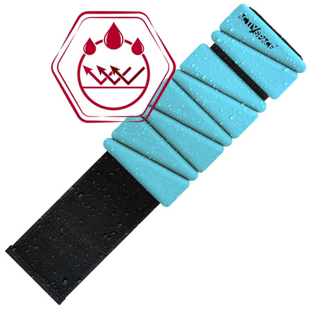 Obciążniki na kostki nadgarstki do ćwiczeń regulowane 2x 0,90 kg – blue