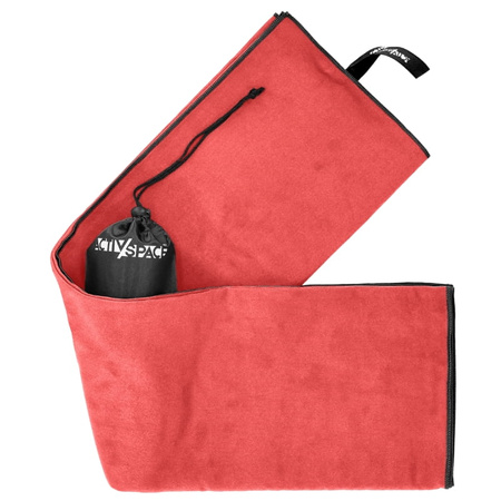 Ręcznik szybkoschnący z mikrofibry 180x90cm duży - red