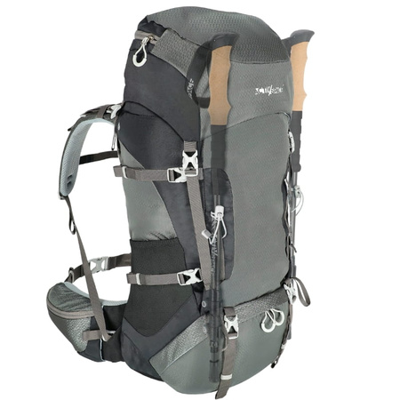 Plecak turystyczny trekkingowy 60l – grey P09
